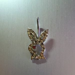 Playboy bellybutton ring